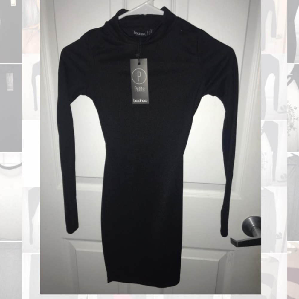 Black long sleeve dress